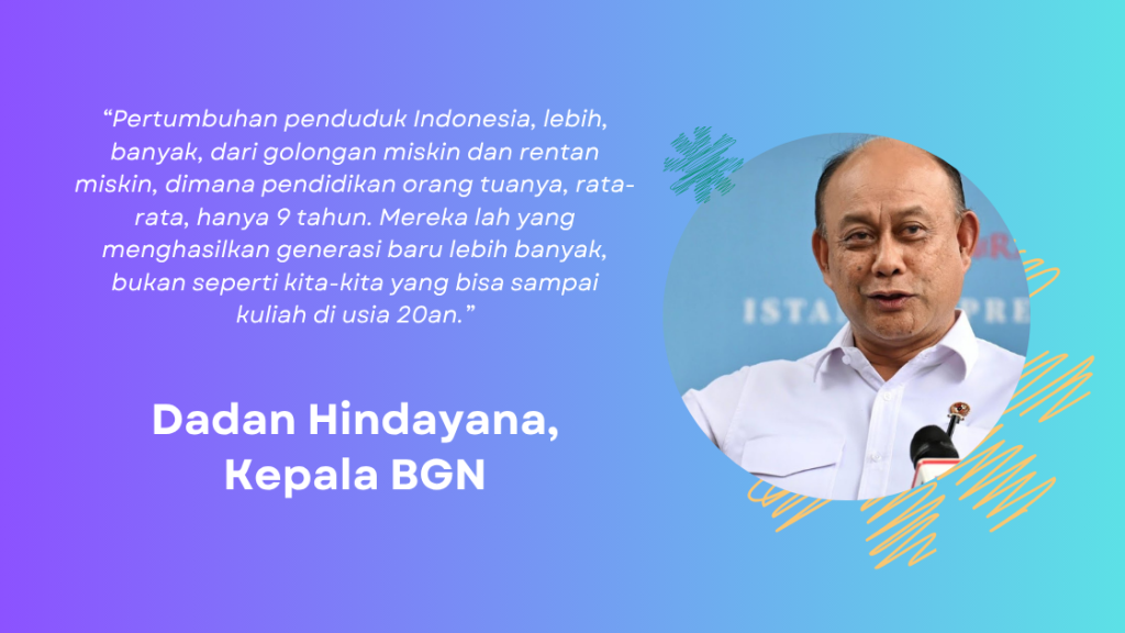 Dadan Hindayana - Kepala Badan Gizi Nasional