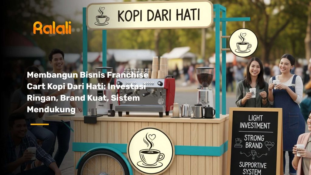 Membangun Bisnis Franchise Cart Kopi Dari Hati: Investasi Ringan, Brand Kuat, Sistem Mendukung