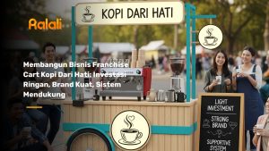Membangun Bisnis Franchise Cart Kopi Dari Hati: Investasi Ringan, Brand Kuat, Sistem Mendukung
