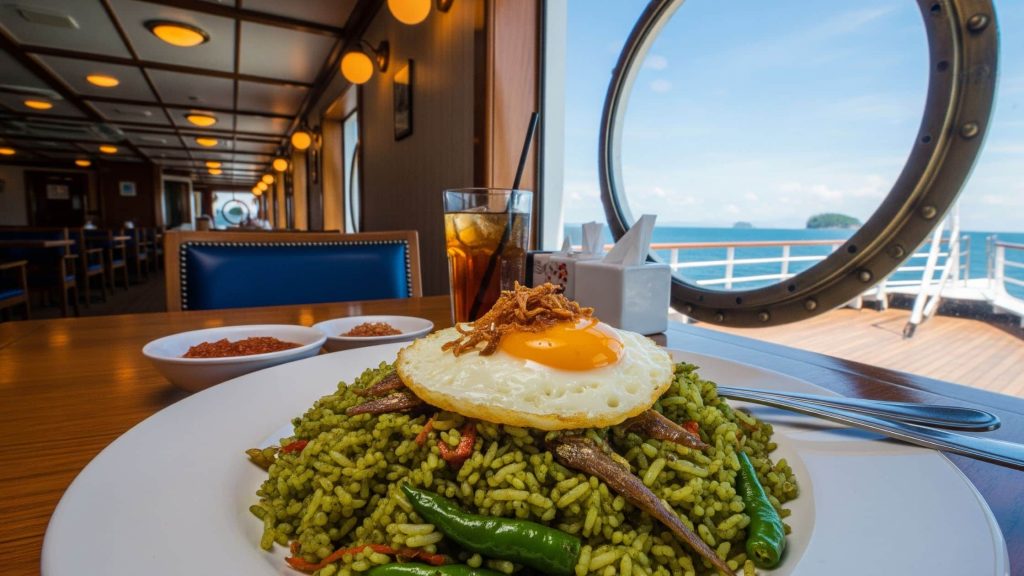 Inovasi Menu Makan di Kapal Pelni: Pilihan Nasi Goreng Cabe Ijo Pedas untuk Pecinta Tantangan Rasa