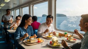 Teknologi Retort pada Menu Makan di Kapal Pelni: Solusi Makanan Awet Tanpa Pengawet dan Tetap Lezat, tambahkan orang orang yang makan siap saji