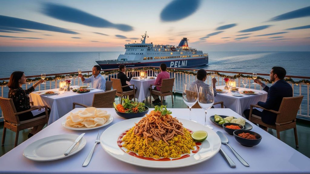 Wisata Kuliner Terapung: Sensasi Sunset Dinner dengan Nasi Goreng Cakalang Woku di Kapal Pelni