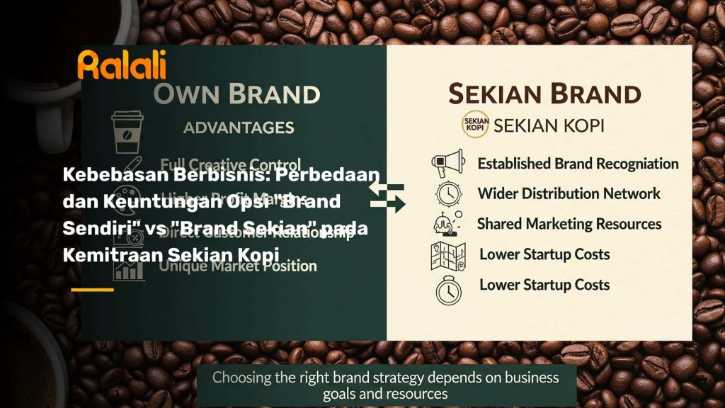 Kebebasan Berbisnis: Perbedaan dan Keuntungan Opsi "Brand Sendiri" vs "Brand Sekian" pada Kemitraan Sekian Kopi