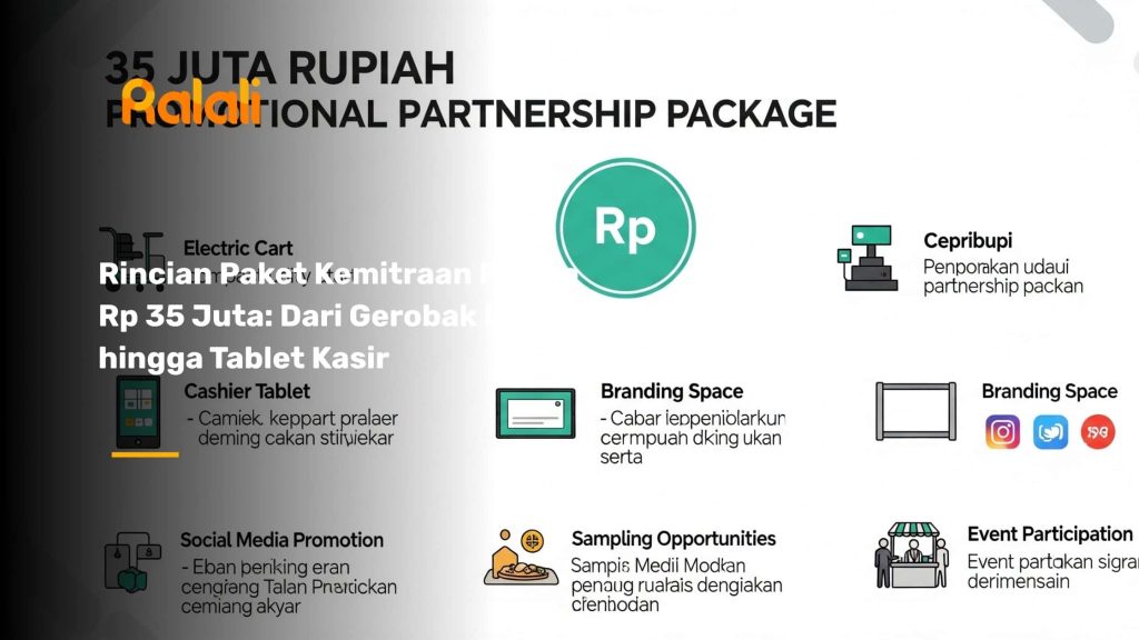 Rincian Paket Kemitraan Promo Rp 35 Juta: Dari Gerobak Listrik hingga Tablet Kasir