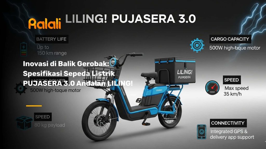 Inovasi di Balik Gerobak: Spesifikasi Sepeda Listrik PUJASERA 3.0 Andalan LILING!