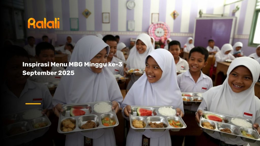 Inspirasi Menu MBG Minggu ke-3 September 2025