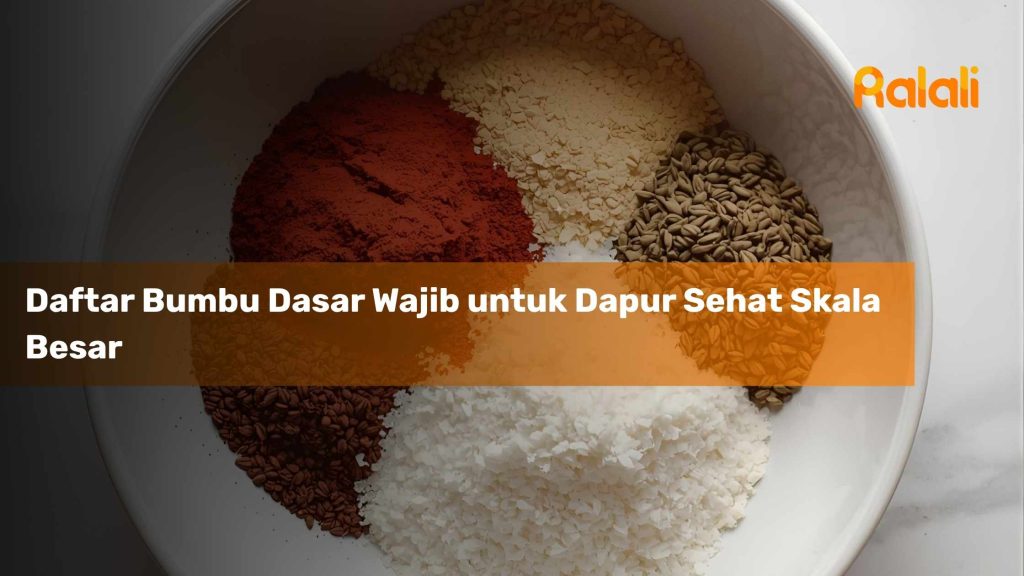 Daftar Bumbu Dasar Wajib untuk Dapur Sehat Skala Besar