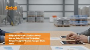 Harga Kompetitif, Kualitas Tetap Nomor Satu Strategi Negosiasi dengan Supplier Bahan Pangan Skala Besar