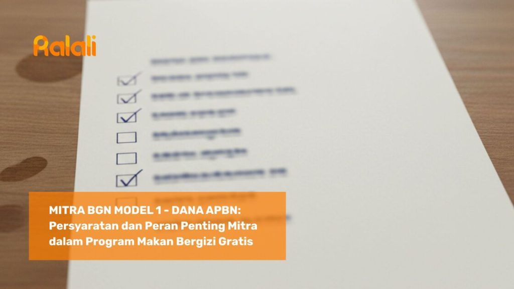 MITRA BGN MODEL 1 - DANA APBN: Persyaratan dan Peran Penting Mitra dalam Program Makan Bergizi Gratis