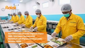 Sertifikasi dan Standar Higienis Dapur MBG: 326 Dapur Memperoleh Sertifikat Laik Higiene Sanitasi pada Oktober 2025