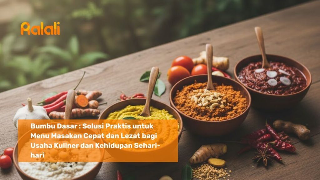 Bumbu Dasar Serbaguna: Solusi Praktis untuk Menu Masakan Cepat dan Lezat bagi Usaha Kuliner dan Kehidupan Sehari-hari