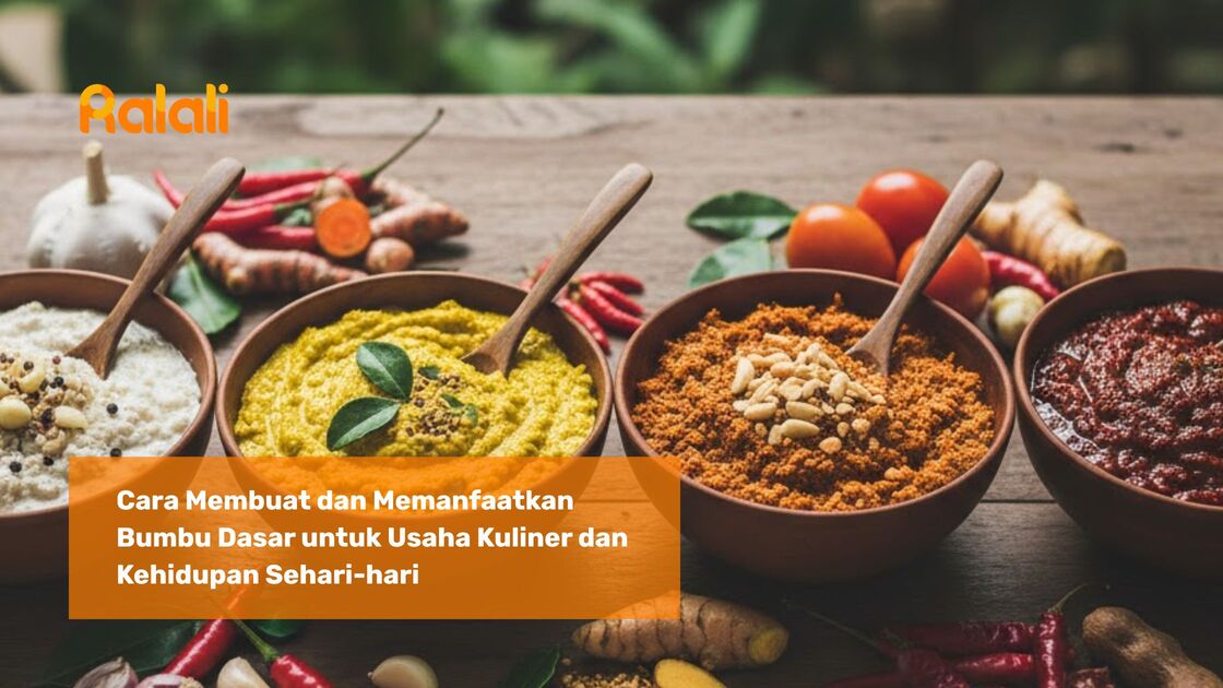 Cara Membuat dan Memanfaatkan Bumbu Dasar untuk Usaha Kuliner dan