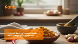 Tips Stok dan Penyimpanan Bumbu Dasar Orange agar Tahan Lama