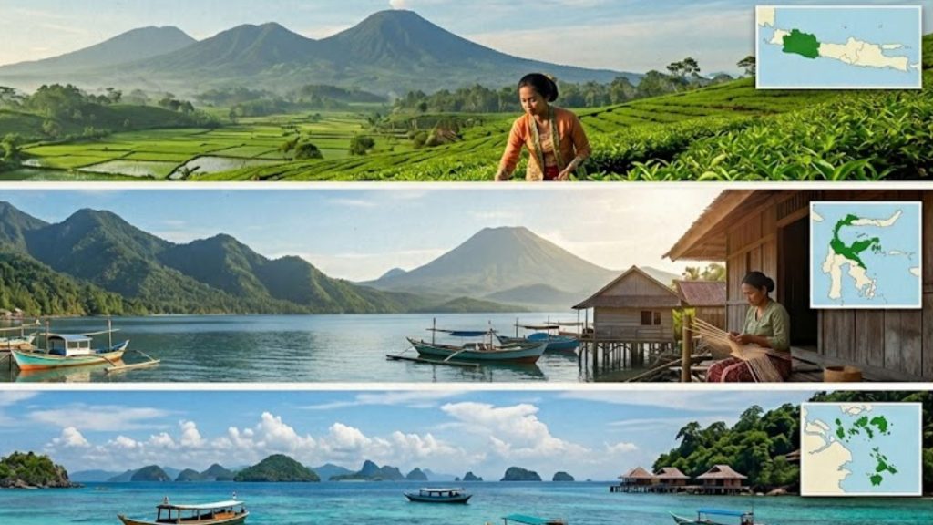 Provinsi Jawa Barat, Sulawesi Tengah, dan Kepulauan Riau