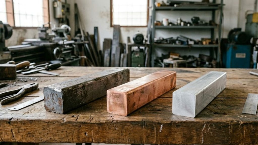 Logam Industri (Besi, Tembaga, Aluminium)