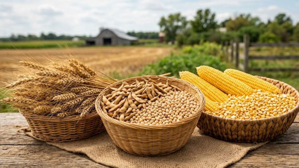 Komoditas Pangan (Gandum, Kedelai, Jagung)
