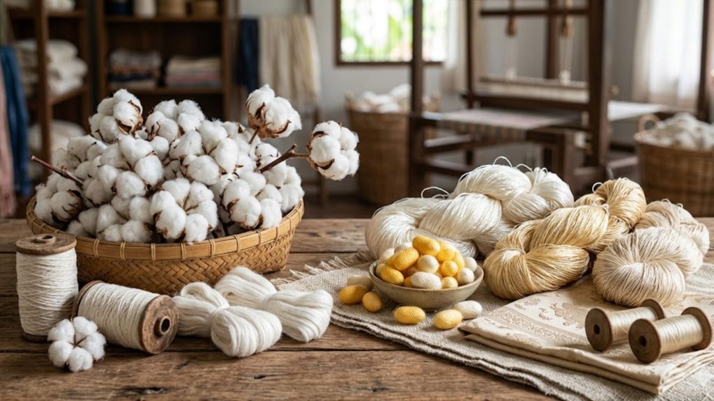 Komoditas Serat (Kapas, Sutra)