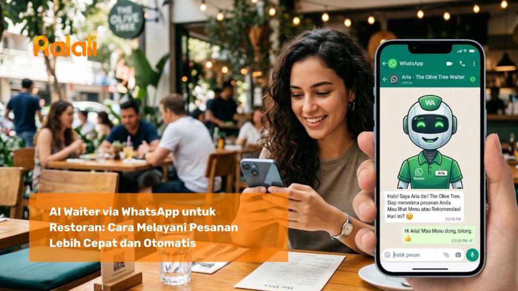 AI Waiter via WhatsApp untuk Restoran: Cara Melayani Pesanan Lebih Cepat dan Otomatis